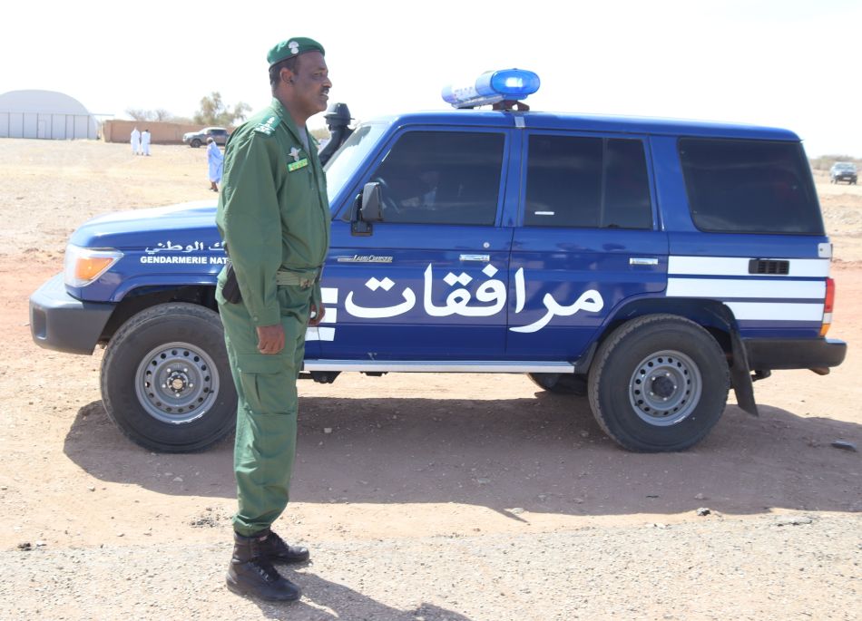 العقيد أحمد  ولد بيبه ديدي قائد مجموعة سرايا المرافقات والأمن