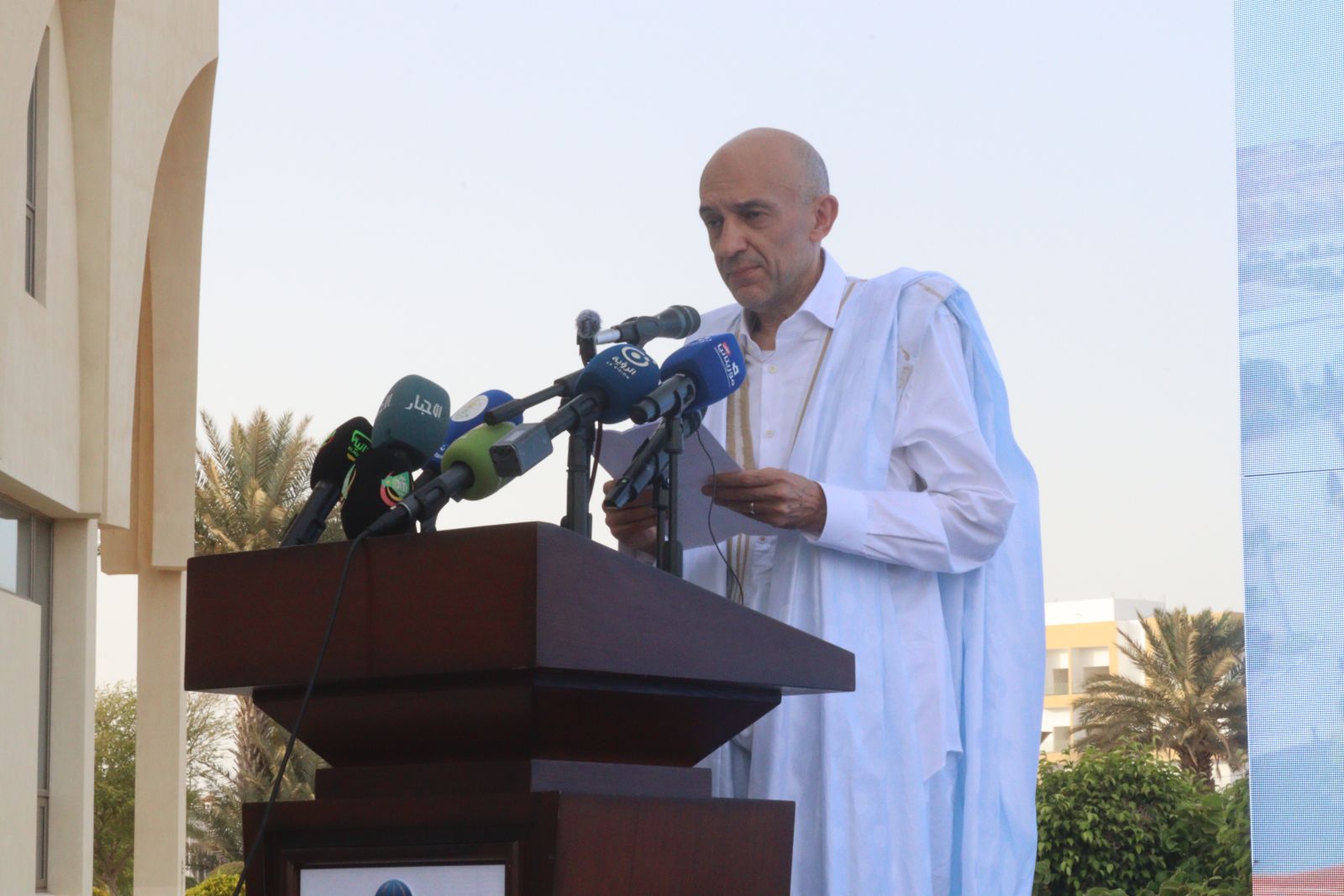 السيد محمدن ولد داداه،  المتحدث باسم أسرة الرئيس الأسبق المرحوم المختار ولد داداه