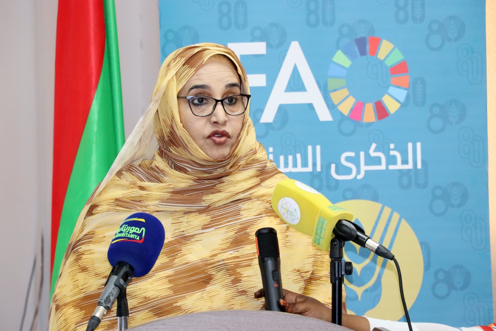 وزيرة البيئة والتنمية المستدامة، السيدة مسعودة بنت بحام ولد محمد لغظف