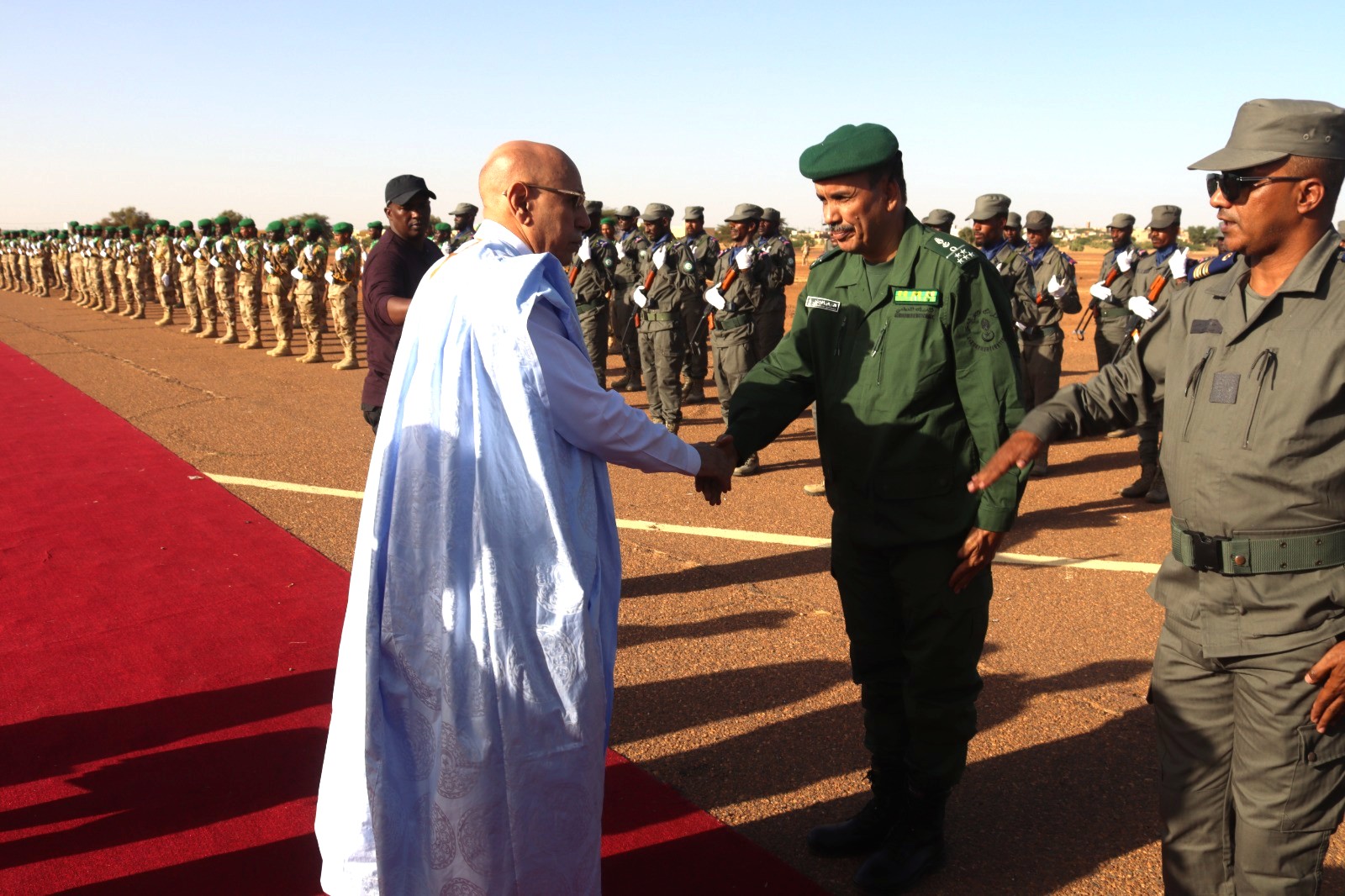 العقيد محمد المختار اعلي سالم هبال قائد الناحية الوسطى للدرك الوطني
