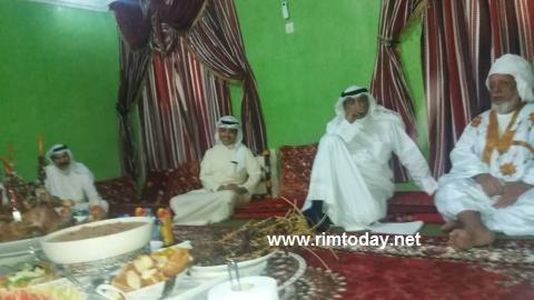 صباح خالد الصباح في زيارة سابقة لموريتانيا مع والد الوزير اسماعيل ولد الشيخ أحمد