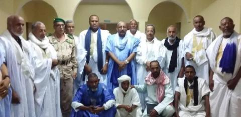 صورة تجمع أطراف الصراع يوم عقد اتفاق الوساطة الموريتانية