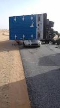 صورة لحادث سير سابق على طريق نواكشوط نواذيبو